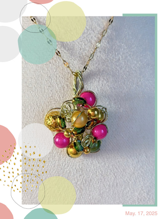Collier perles Oza