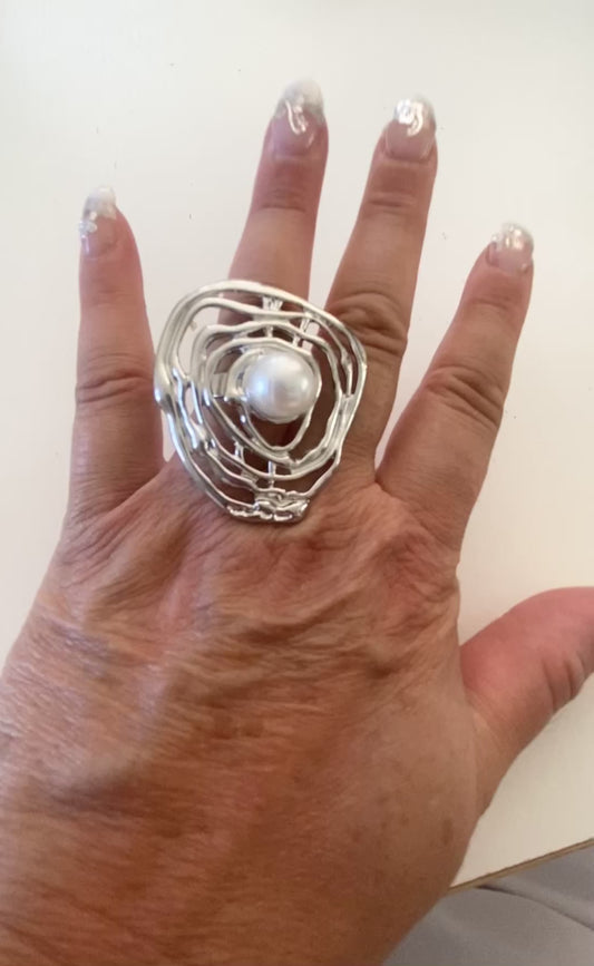 Bague Tourbillon Argent